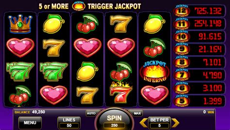 Jackpot Inferno Slot Machine .